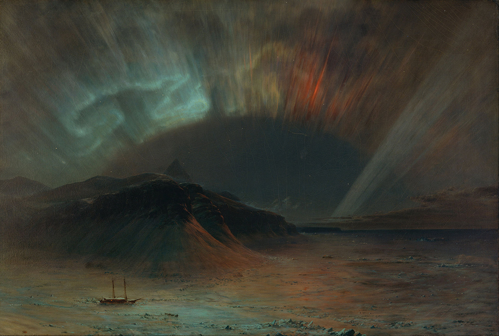 Aurora Borealis in Detail Frederic Edwin Church